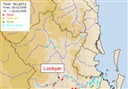 Queensland flood areas